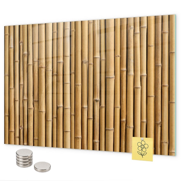 Magnettafel Bambusstöcke