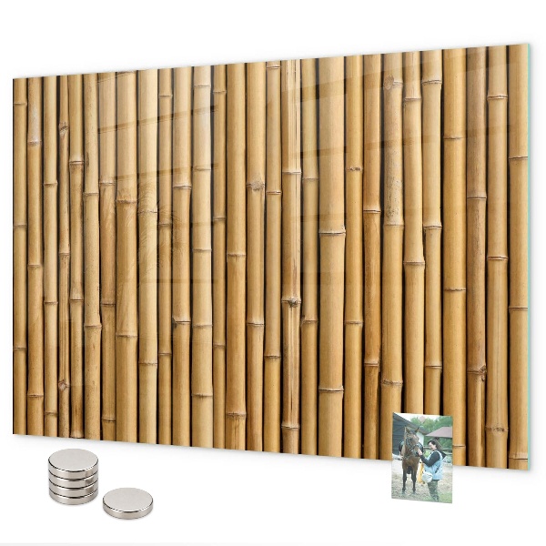 Magnettafel Bambusstöcke