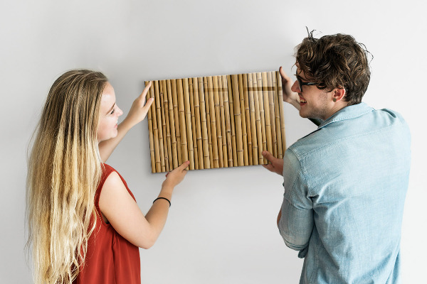 Magnettafel Bambusstöcke