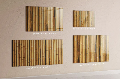 Magnettafel Bambusstöcke