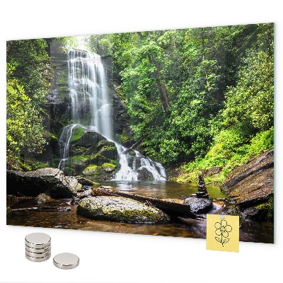 Magnetwand Waldwasserfall