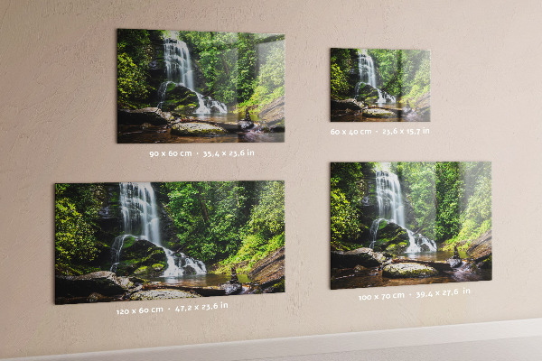Magnetwand Waldwasserfall