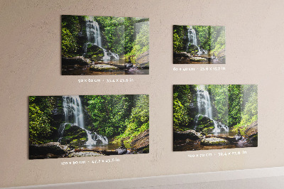 Magnetwand Waldwasserfall