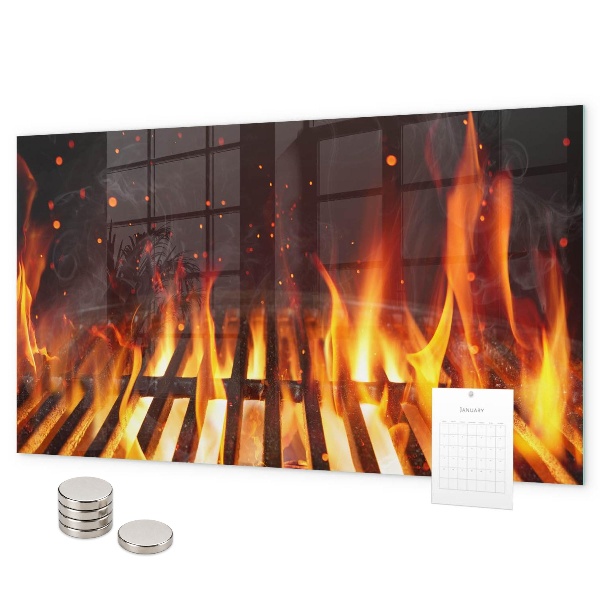 Magnettafel Grill
