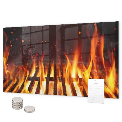 Magnettafel Grill