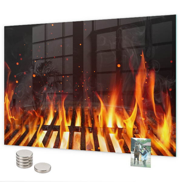 Magnettafel Grill