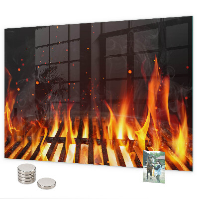 Magnettafel Grill