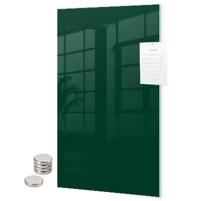 Glas magnettafel Malachitfarbe