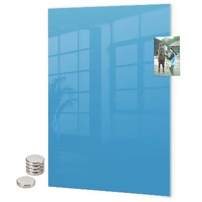 Glas magnettafel Blaue Farbe