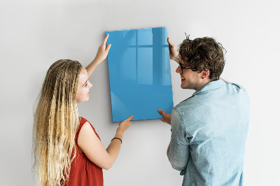 Glas magnettafel Blaue Farbe