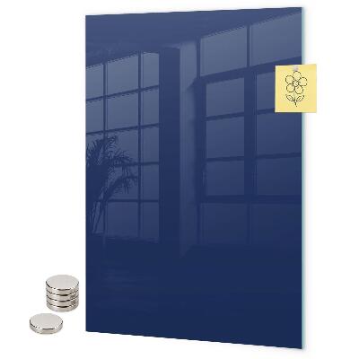 Glas magnettafel Farbe: Dunkelmarineblau