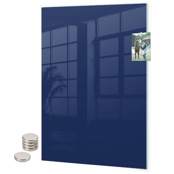 Glas magnettafel Farbe: Dunkelmarineblau