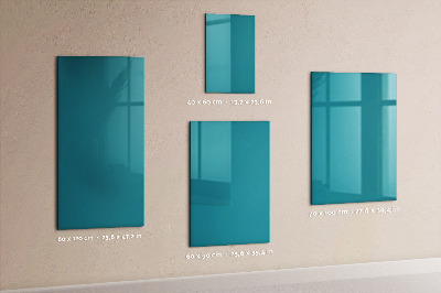 Glas magnettafel Meeresfarbe