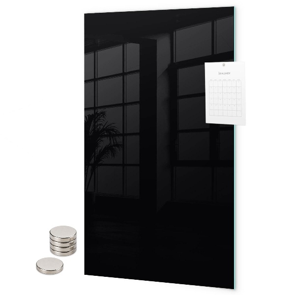 Magnetbild Schwarze Farbe