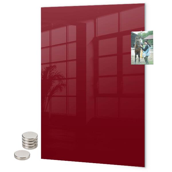 Magnetbild Burgunderrote Farbe