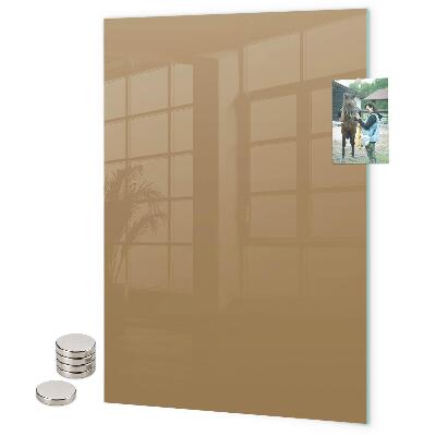 Magnetbild Dunkelbeige Farbe