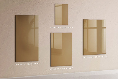 Magnetbild Dunkelbeige Farbe