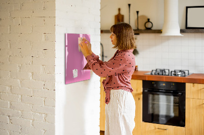 Magnetbild Rosa