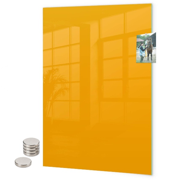 Magnetbild Goldene Farbe