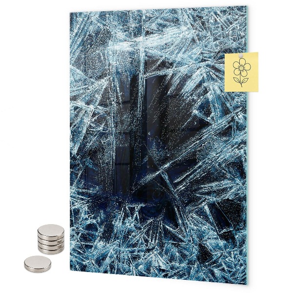 Glas magnettafel Knackendes Eis