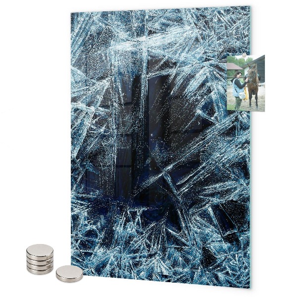 Glas magnettafel Knackendes Eis