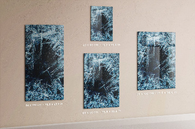 Glas magnettafel Knackendes Eis