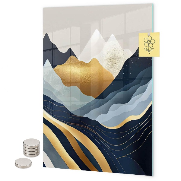 Magnetbild Abstrakte Berge