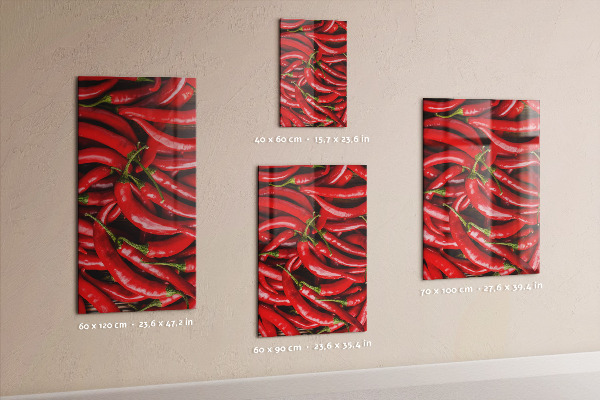 Magnetbild Scharfe Paprika