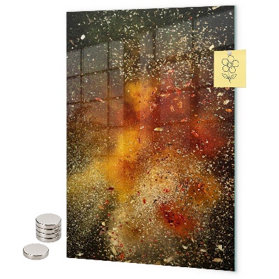 Glas magnettafel Eine Geschmacksexplosion