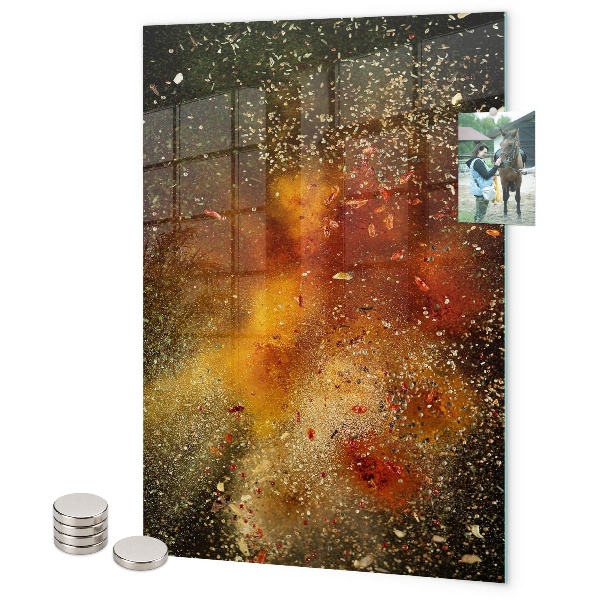 Glas magnettafel Eine Geschmacksexplosion