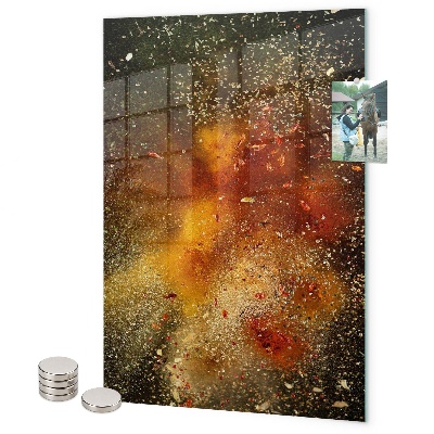 Glas magnettafel Eine Geschmacksexplosion