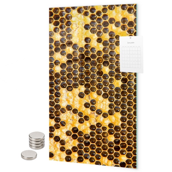 Magnetbild Bienenwabe