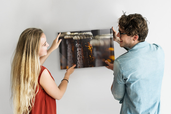 Magnettafel Glasflaschen