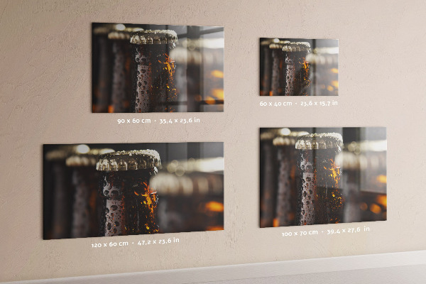 Magnettafel Glasflaschen