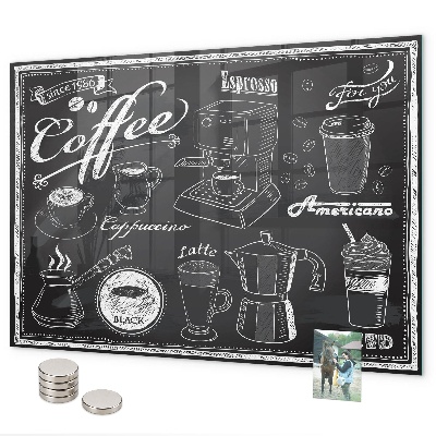 Magnettafel Kaffeemaschinen