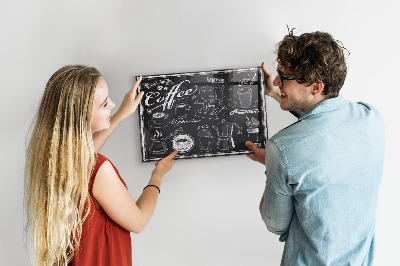 Magnettafel Kaffeemaschinen