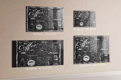 Magnettafel Kaffeemaschinen