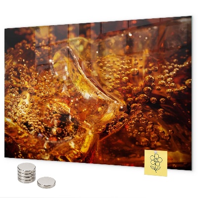 Magnettafel mit Motiv Nahaufnahme eines Getränks