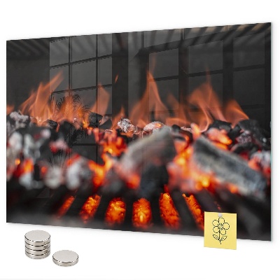 Magnettafel in Gitteroptik