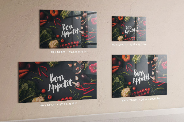Magnetwand Die Inschrift Bon appetit