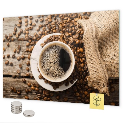 Magnettafel in der Ausführung Eine Tüte Kaffee