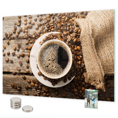 Magnettafel Eine Tüte Kaffee