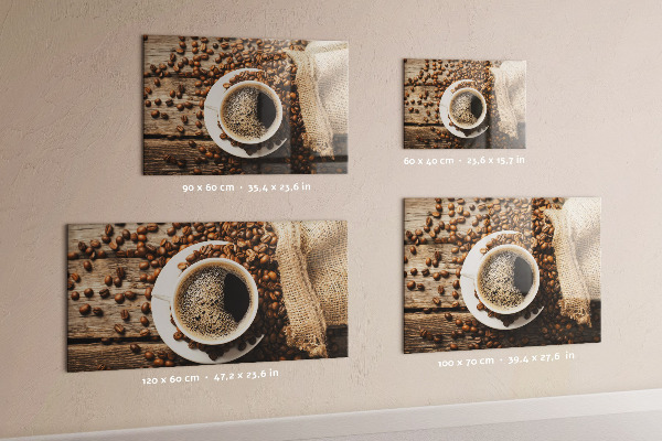 Magnettafel Eine Tüte Kaffee