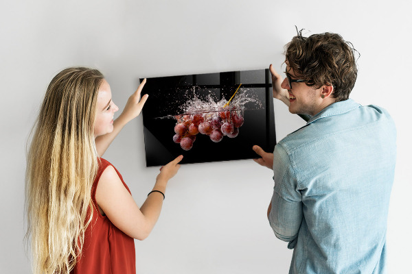 Magnettafel Trauben