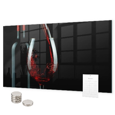 Magnettafel Eine Flasche Wein