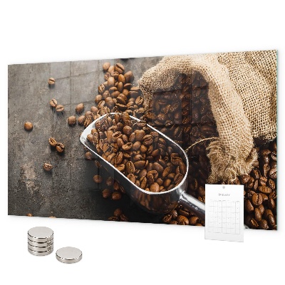 Magnettafel Eine Tüte frischer Kaffee