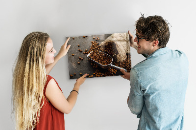 Magnettafel Eine Tüte frischer Kaffee