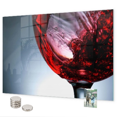 Magnetwand Glas Wein