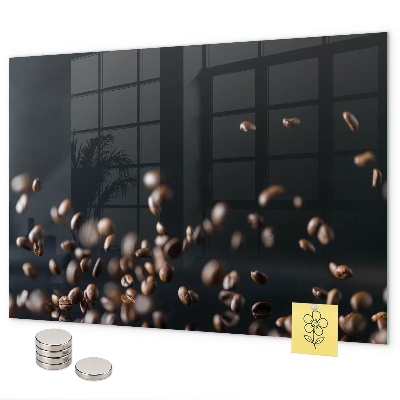 Magnetwand Kaffeebohnen