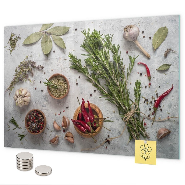Magnettafel Gewürze